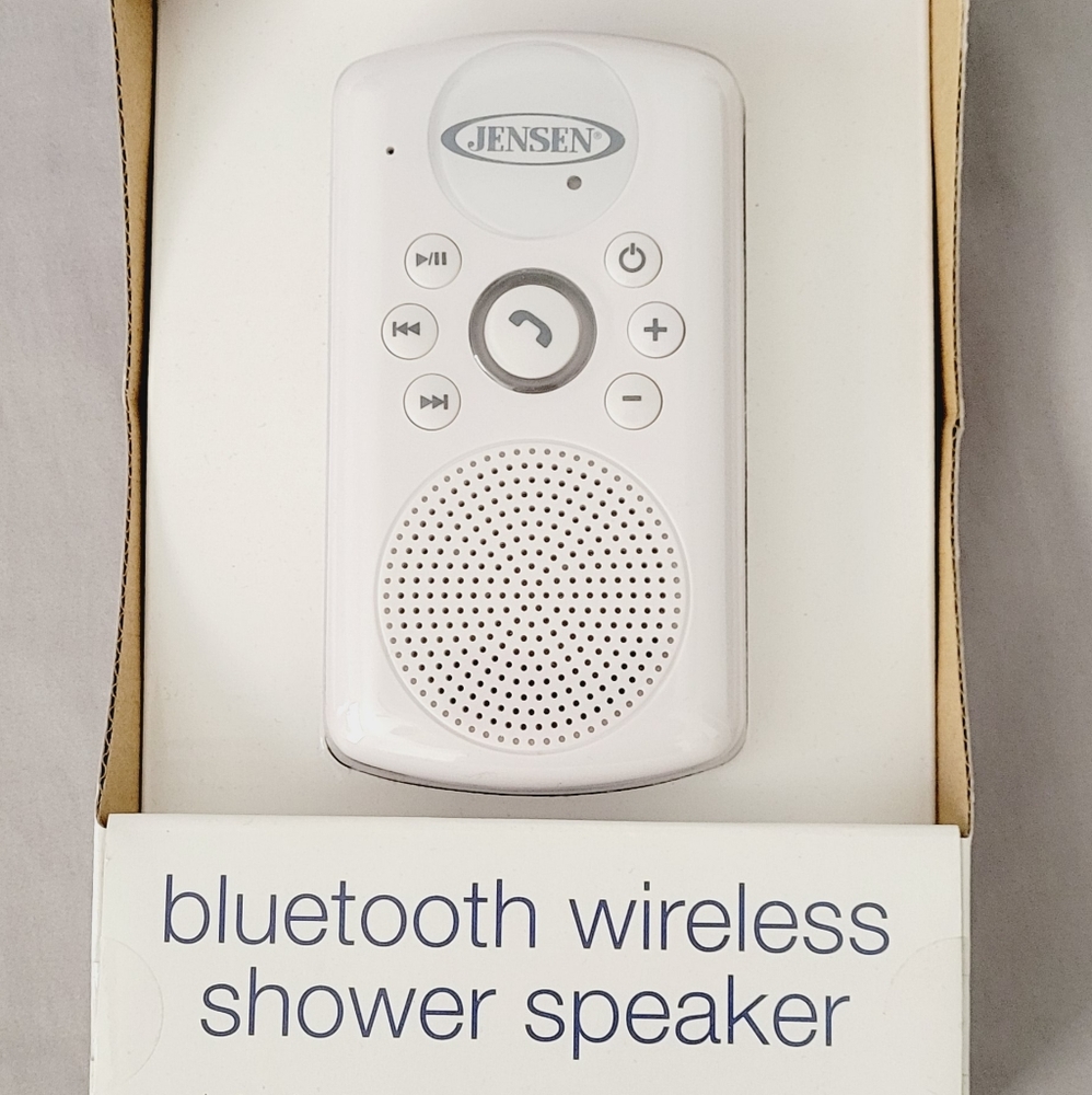 Jensen Water-Resistant Shower Bluetooth speakers